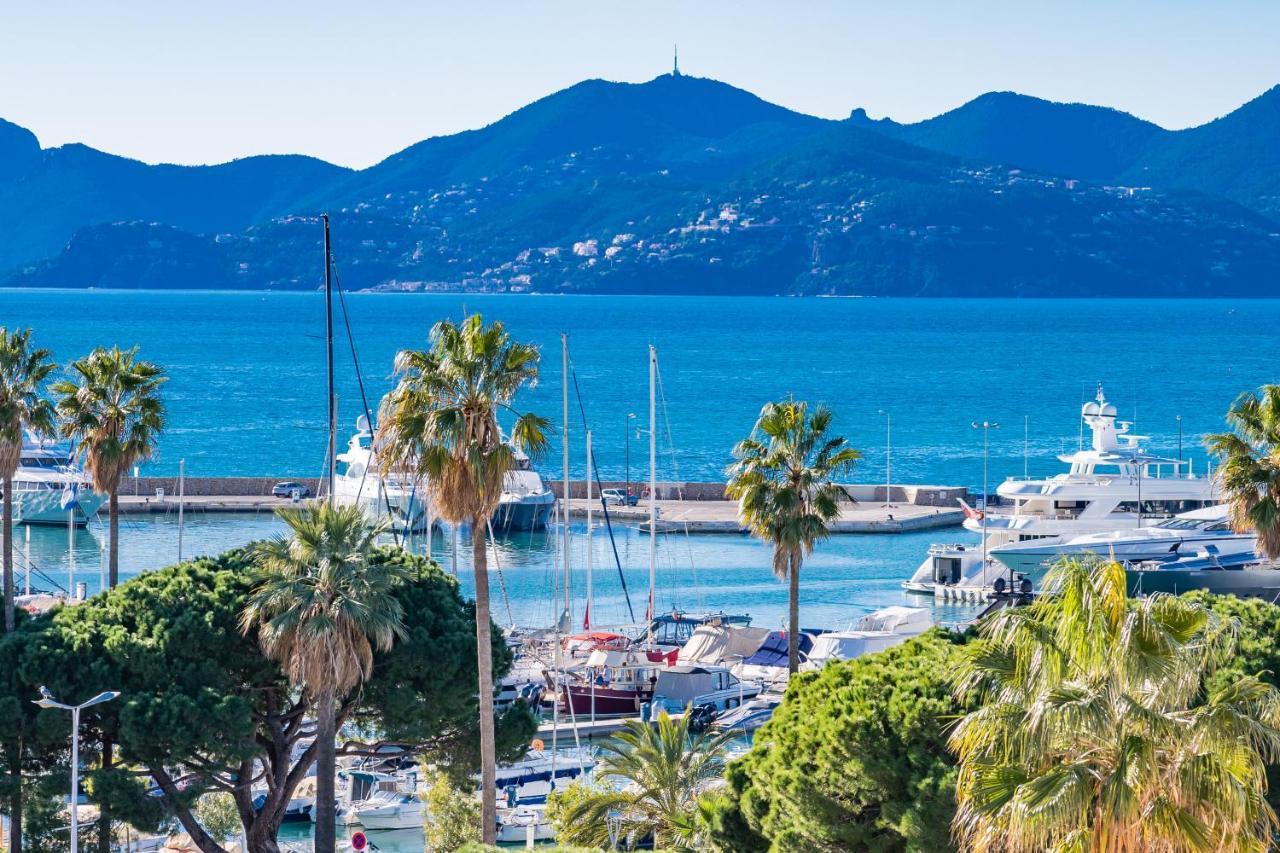 Palm Beach- Free Wifi- Parking- Sea View Leilighet Cannes Eksteriør bilde