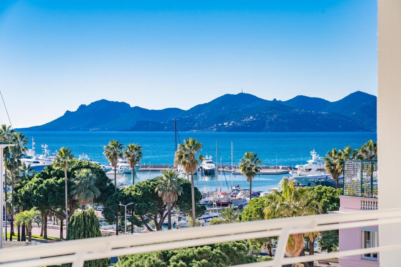 Palm Beach- Free Wifi- Parking- Sea View Leilighet Cannes Eksteriør bilde